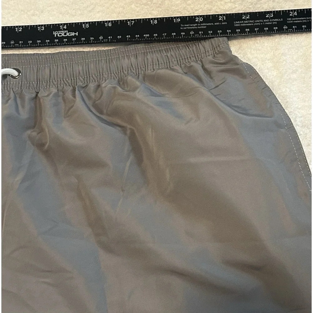 New Scotamalone Mens Swim Swimming Shorts Swimsuit‎ Trunks Size XXXL 3X Grey NWT